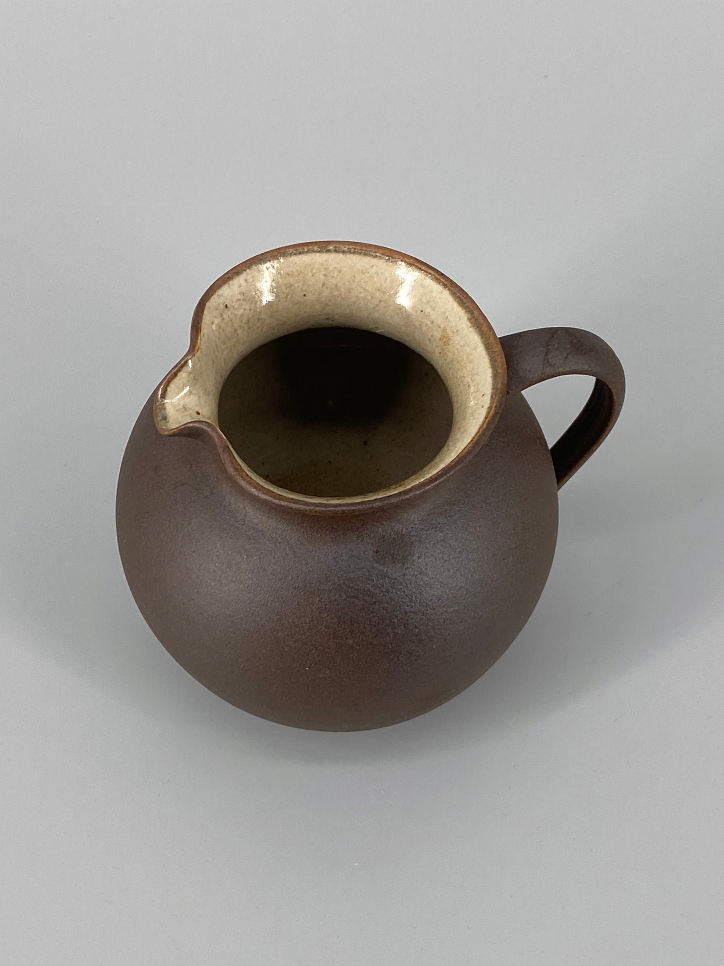 kleine Krug- / Karaffenvase von Carl Fischer aus Keramik, Deutschland, 1950er Jahre