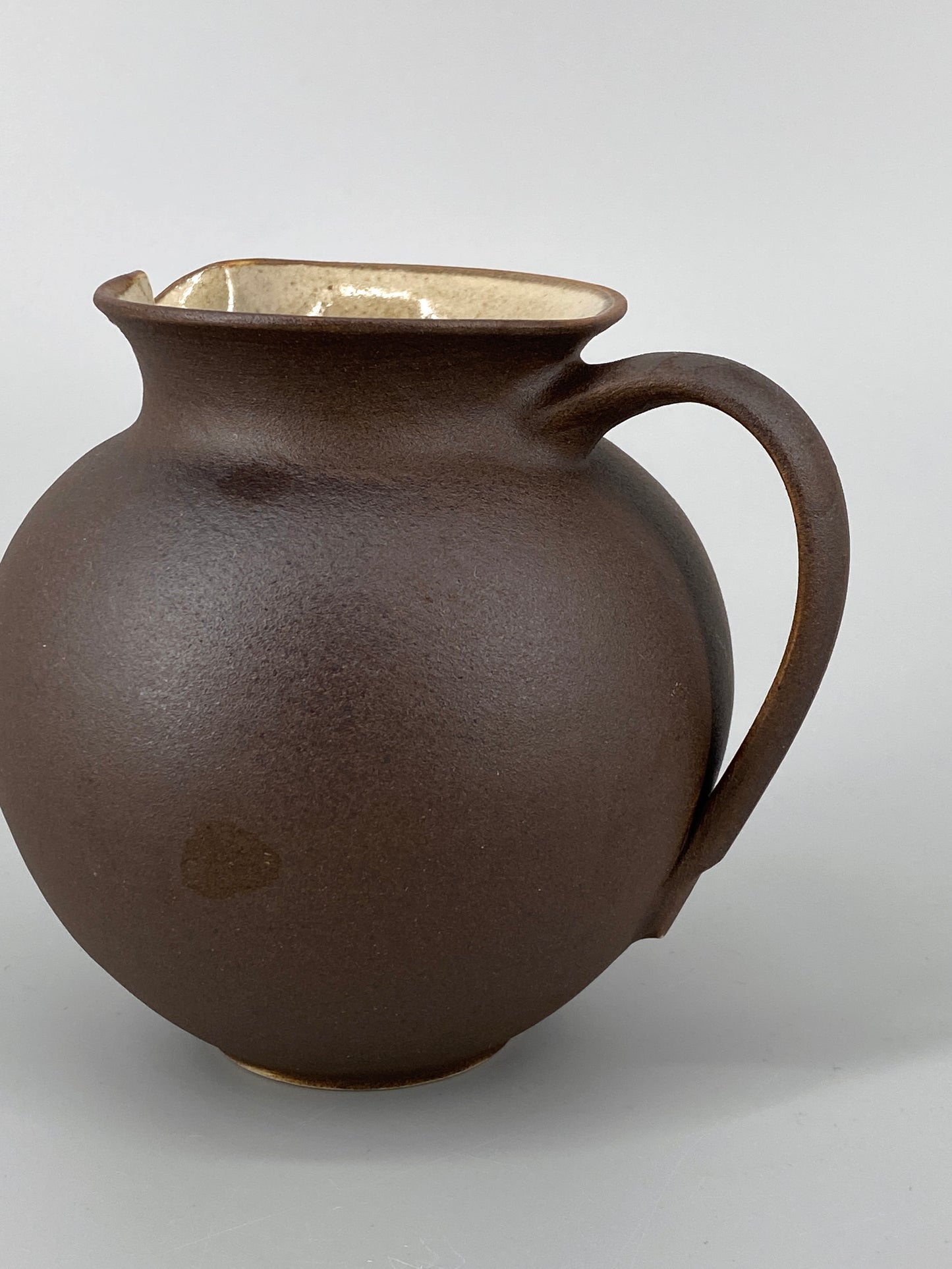 kleine Krug- / Karaffenvase von Carl Fischer aus Keramik, Deutschland, 1950er Jahre
