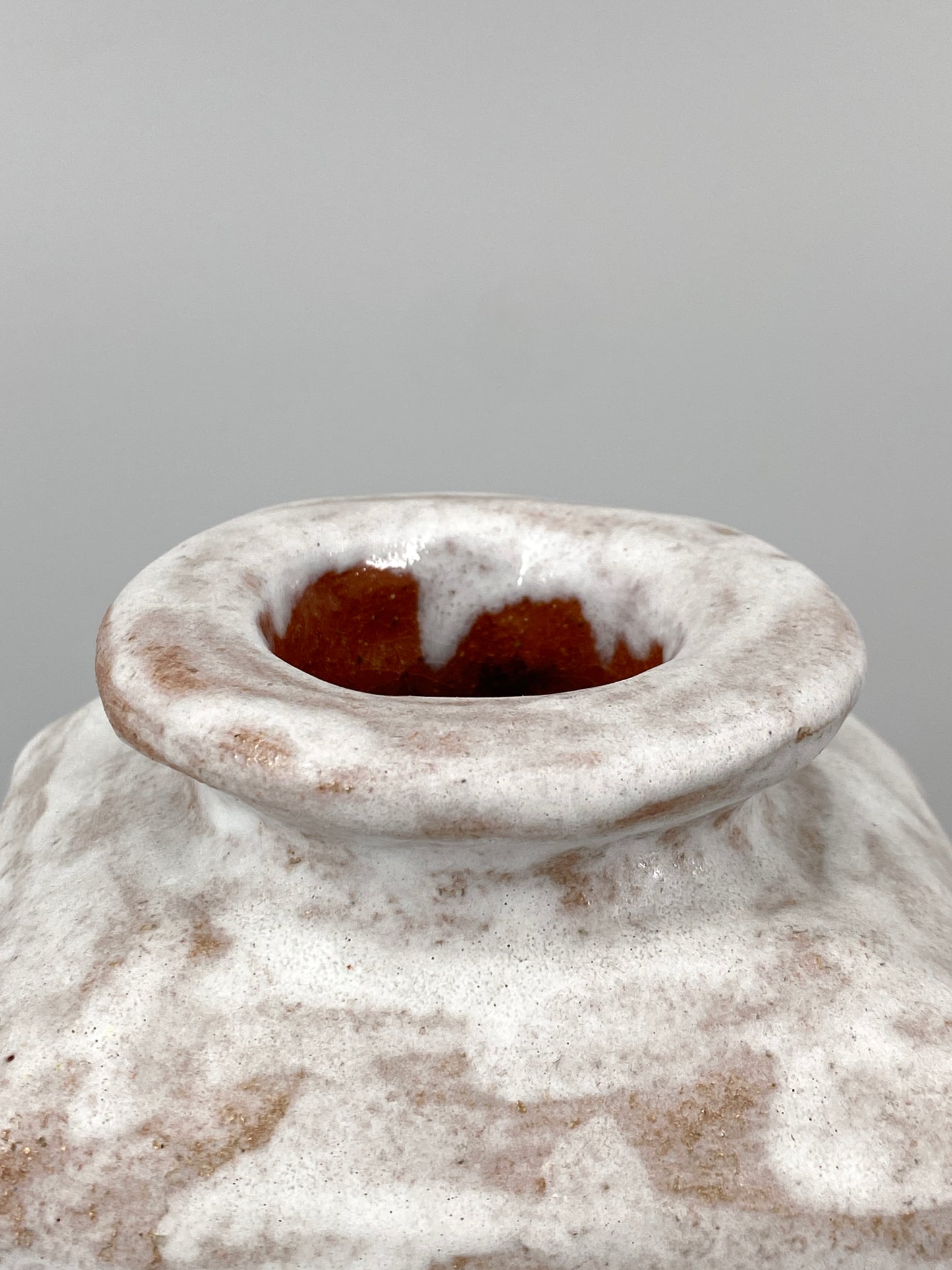 Studiokeramik Vase mit Fat Lava Glasur, 1978