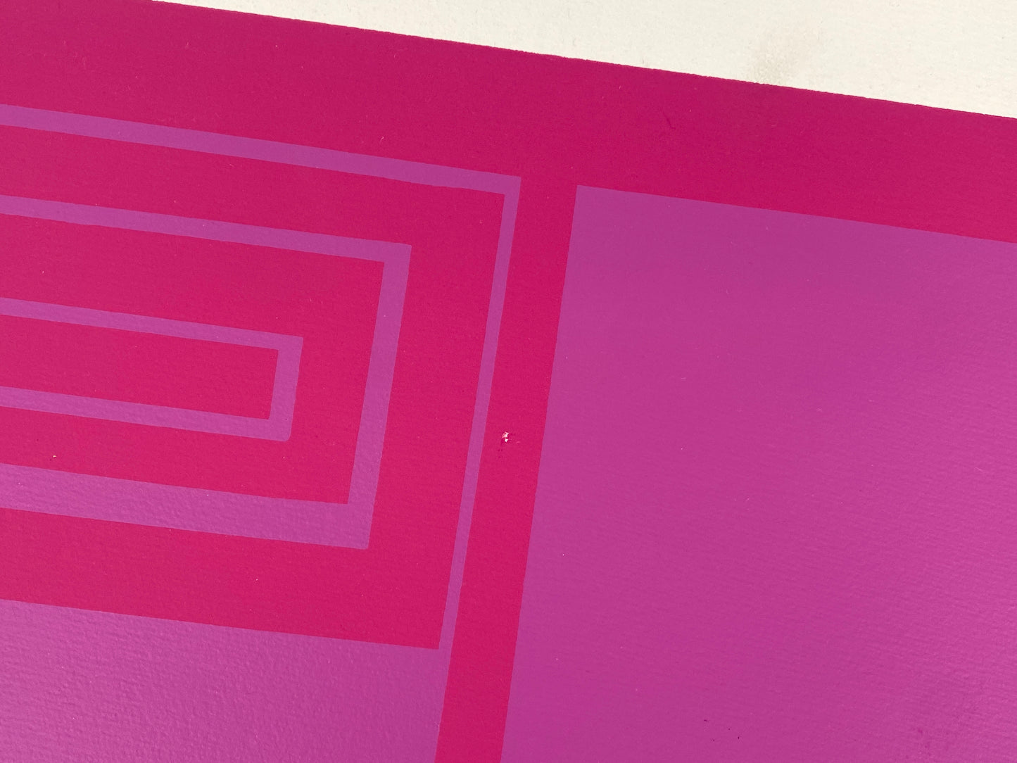 Nummerierter Siebdruck in Malvenfarbe mit Prägedruck von Karl-Heinz Franke (1916‒2006)