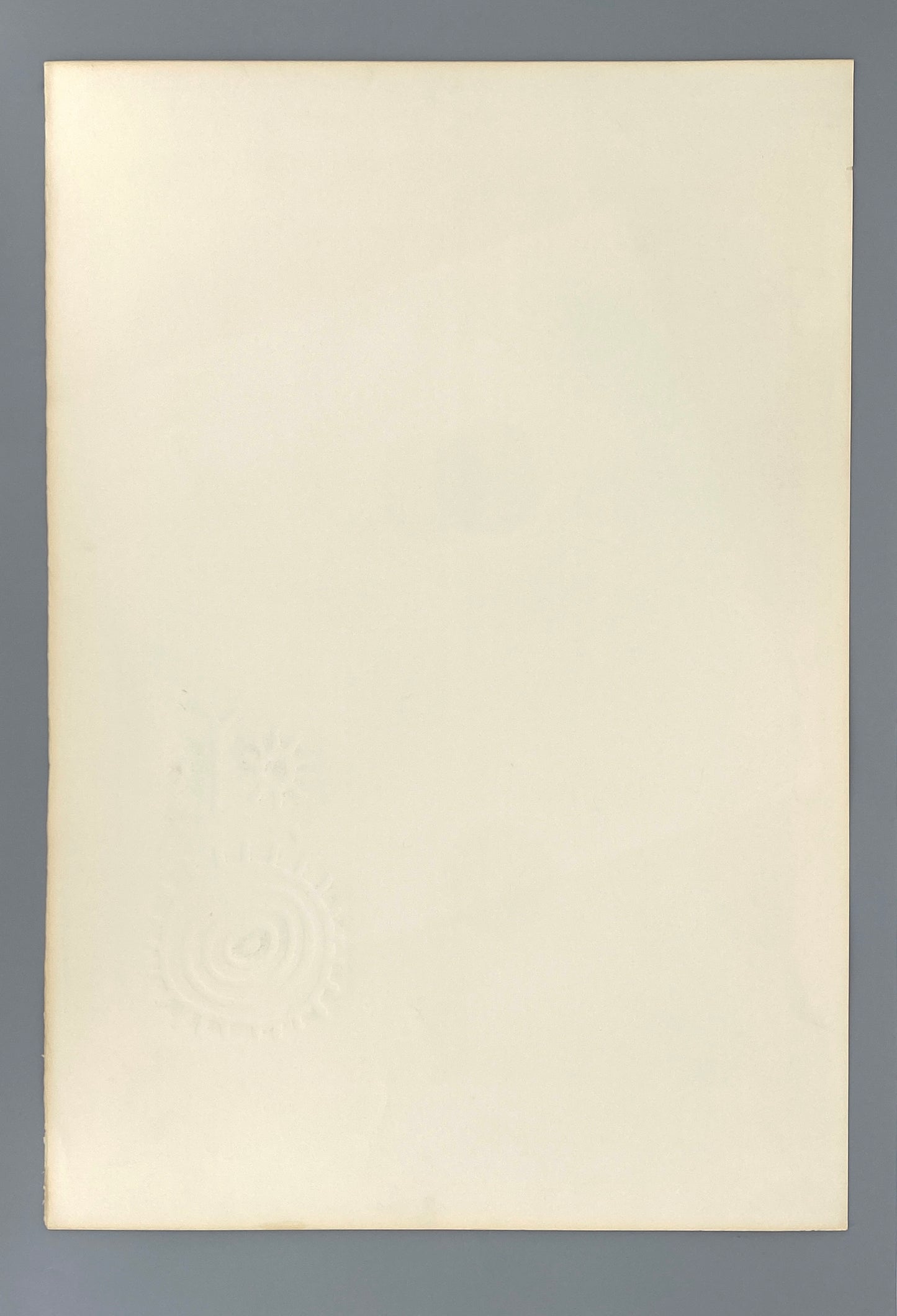 Nummerierter Siebdruck in Malvenfarbe mit Prägedruck von Karl-Heinz Franke (1916‒2006)