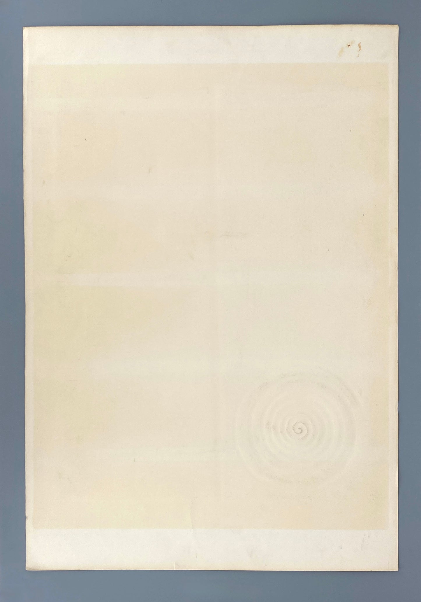 Nummerierter Siebdruck in Orange und Neongrün mit Prägedruck von Karl-Heinz Franke (1916‒2006)