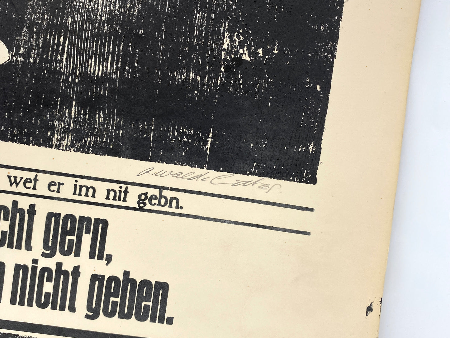 Signierte Holzschnittblätter des Bilderkalenders 1966 von Werkstatt Rixdorfer Drucke, Berlin