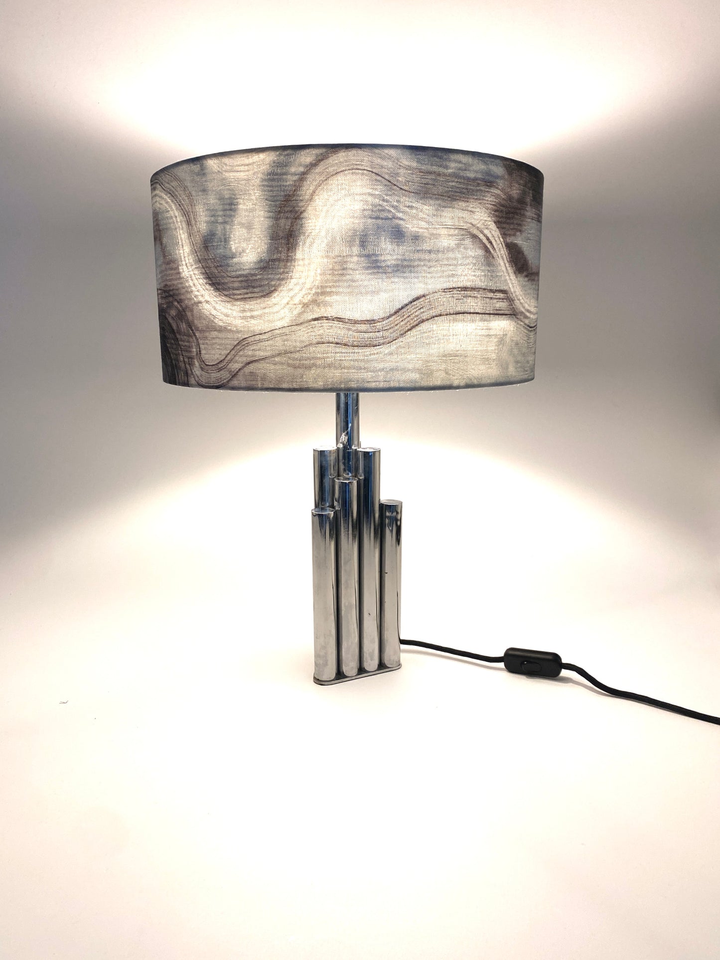 Tischlampe im Reggiani-Stil, Neuer Lampenschirm