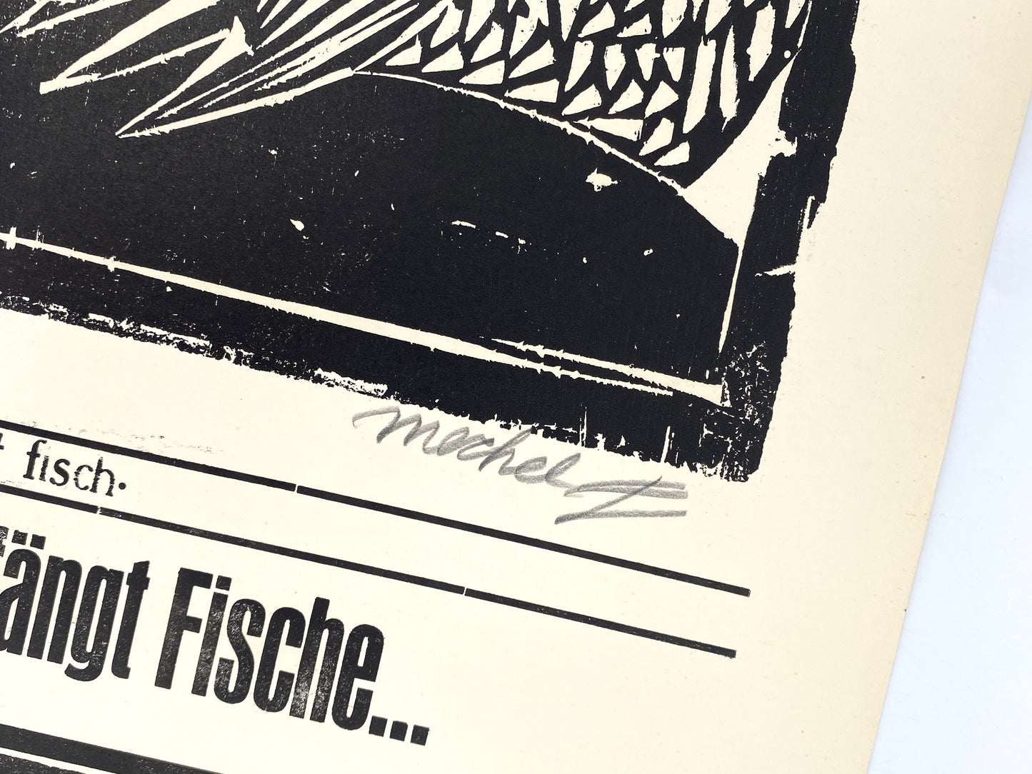 Signierte Holzschnittblätter des Bilderkalenders 1966 von Werkstatt Rixdorfer Drucke, Berlin