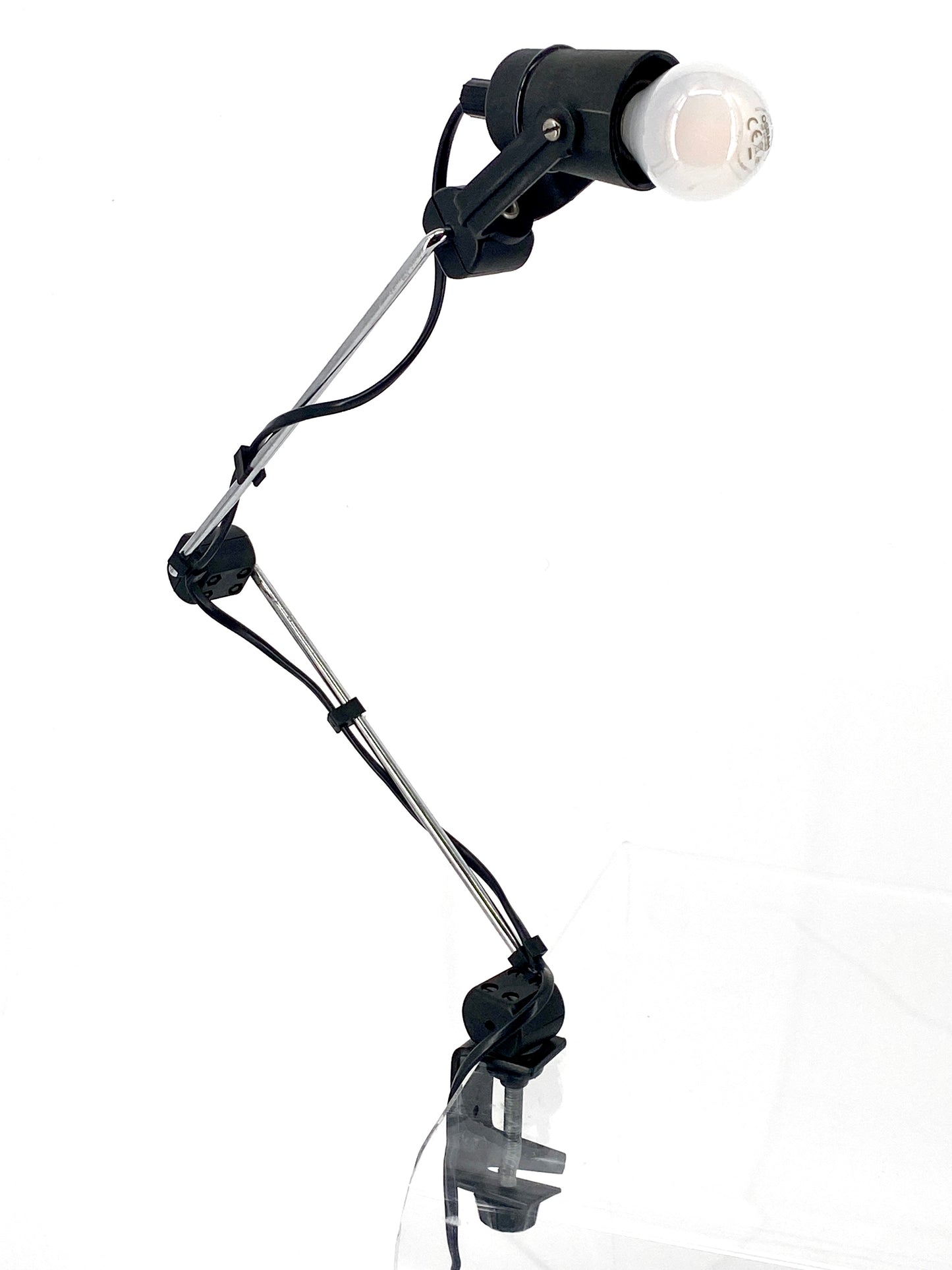 Schreibtischlampe, Klemmlampe im Industriedesign der Klassischen Moderne