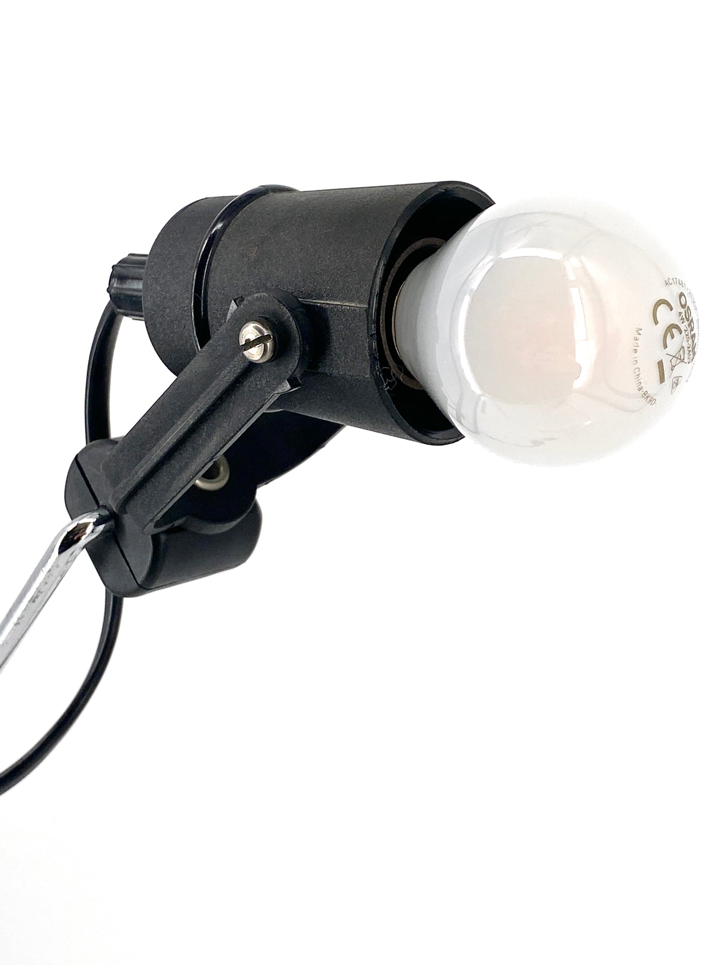 Schreibtischlampe, Klemmlampe im Industriedesign der Klassischen Moderne