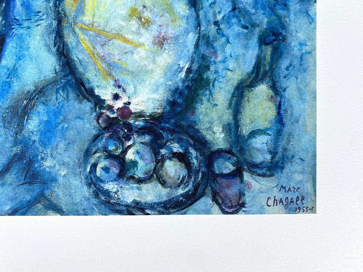 Hochwertiges, zertifiziertes Plakat mit dem Gemälde "Die Mandelbäume" von Marc Chagall, 1987