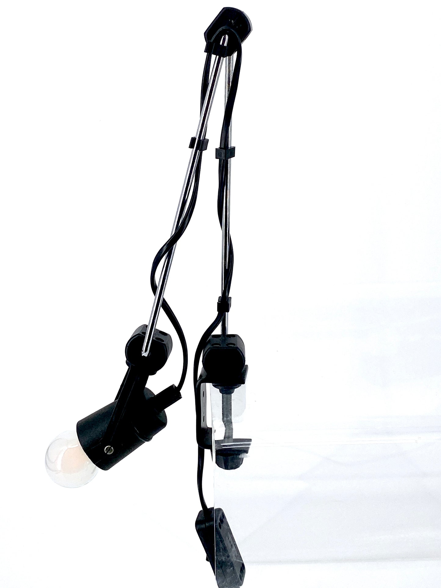 Schreibtischlampe, Klemmlampe im Industriedesign der Klassischen Moderne