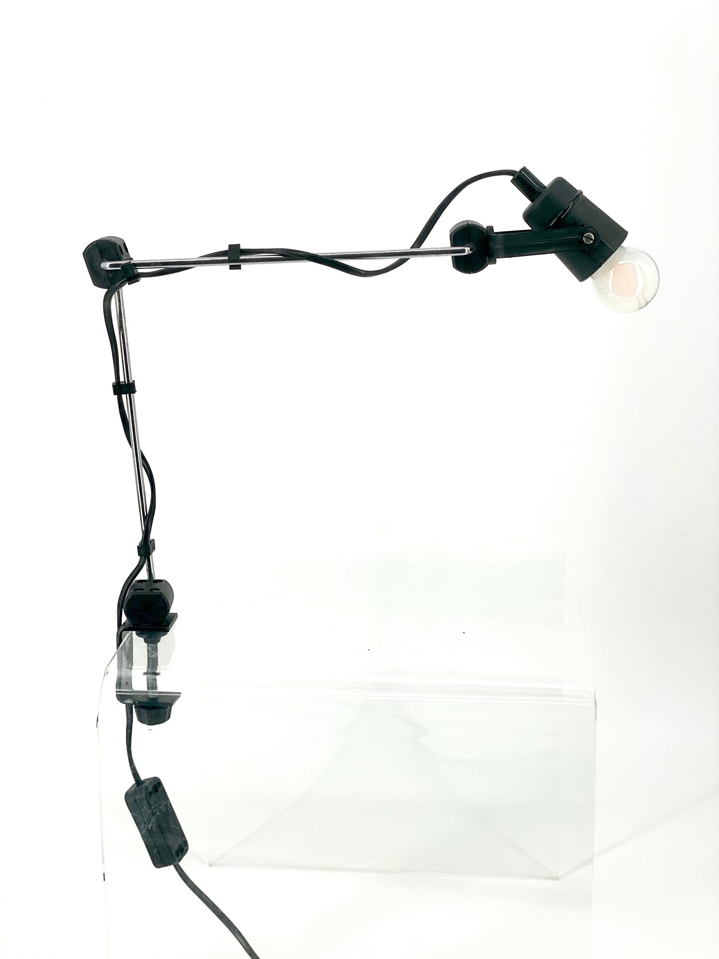 Schreibtischlampe, Klemmlampe im Industriedesign der Klassischen Moderne