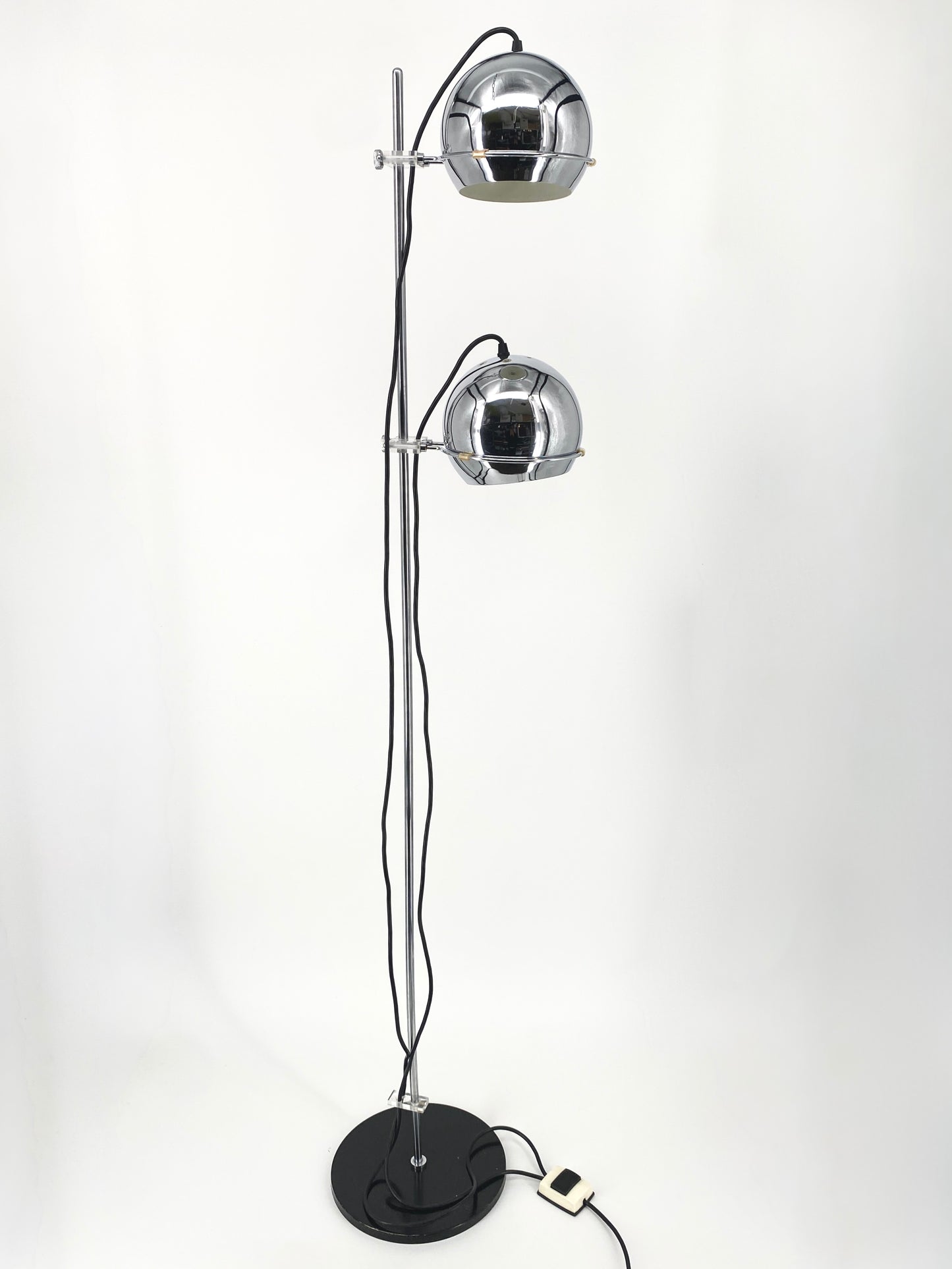 GEPO Eyball Stehlampe 2xSpots, Space-Age 70'er