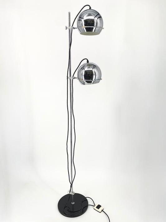 GEPO Eyball Stehlampe 2xSpots, Space-Age 70'er