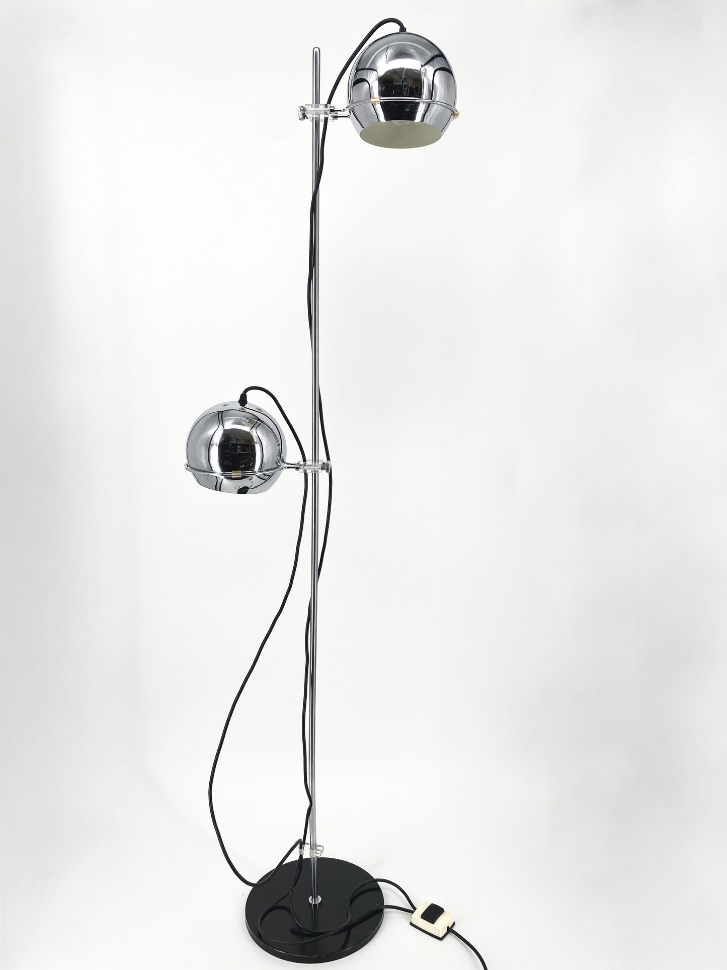 GEPO Eyball Stehlampe 2xSpots, Space-Age 70'er