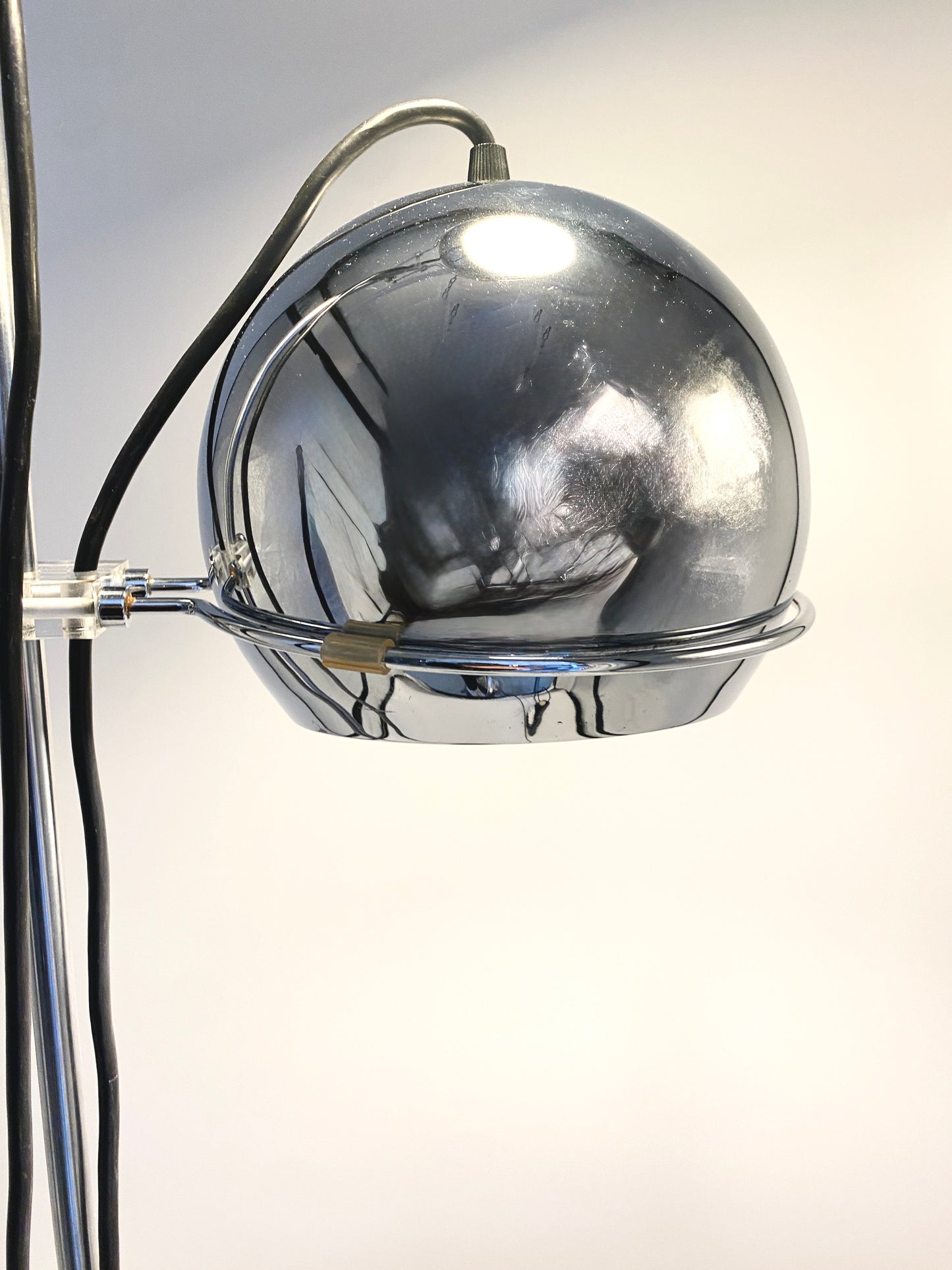 GEPO Eyball Stehlampe 2xSpots, Space-Age 70'er