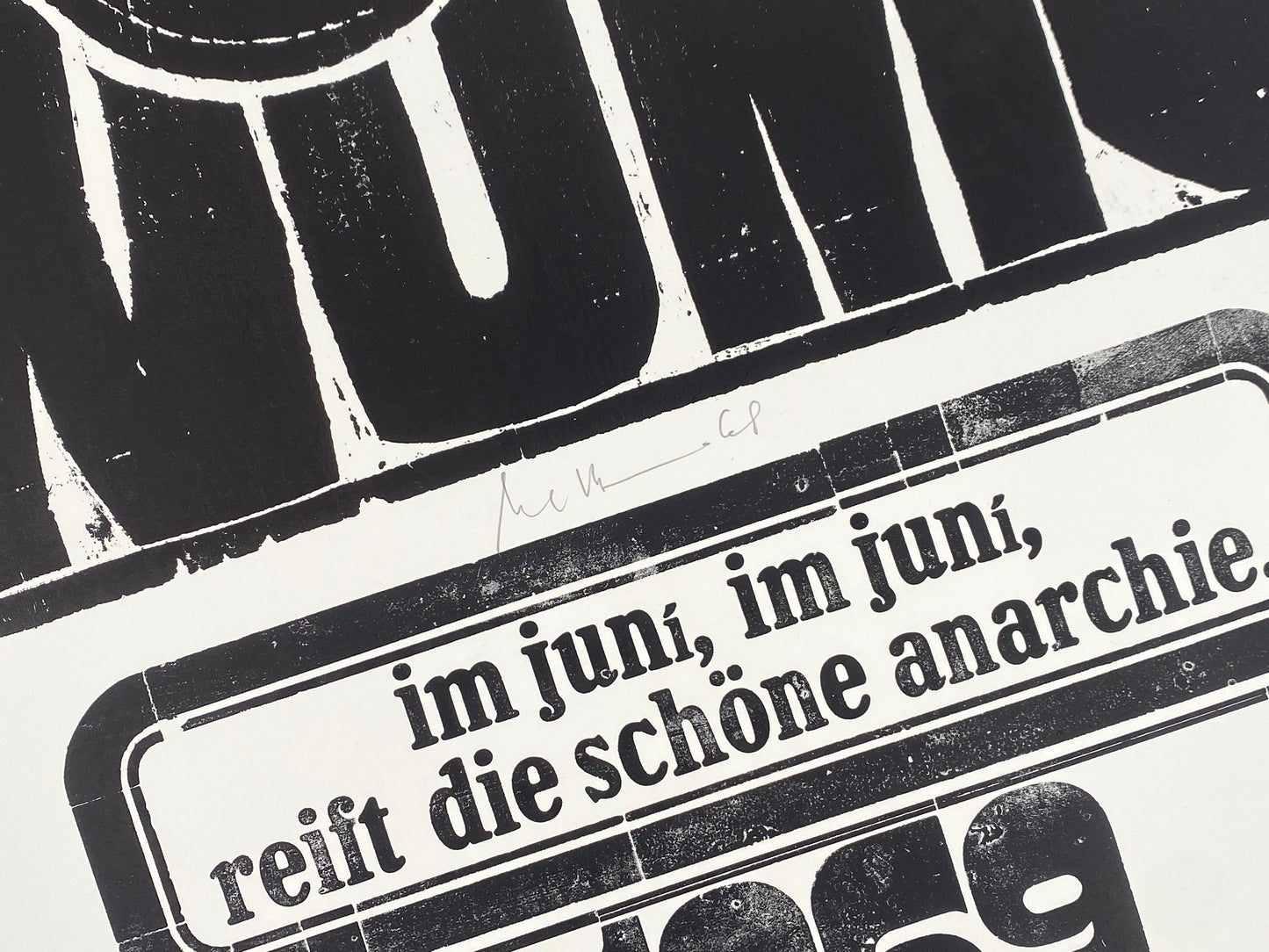 Signierte Holzschnittblätter des Bilderkalenders 1969 von Werkstatt Rixdorfer Drucke, Berlin