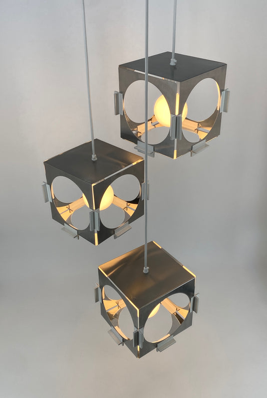 Space Age Design Deckenlampe von Goffredo Reggiani für Reggiani, Italien 1970er