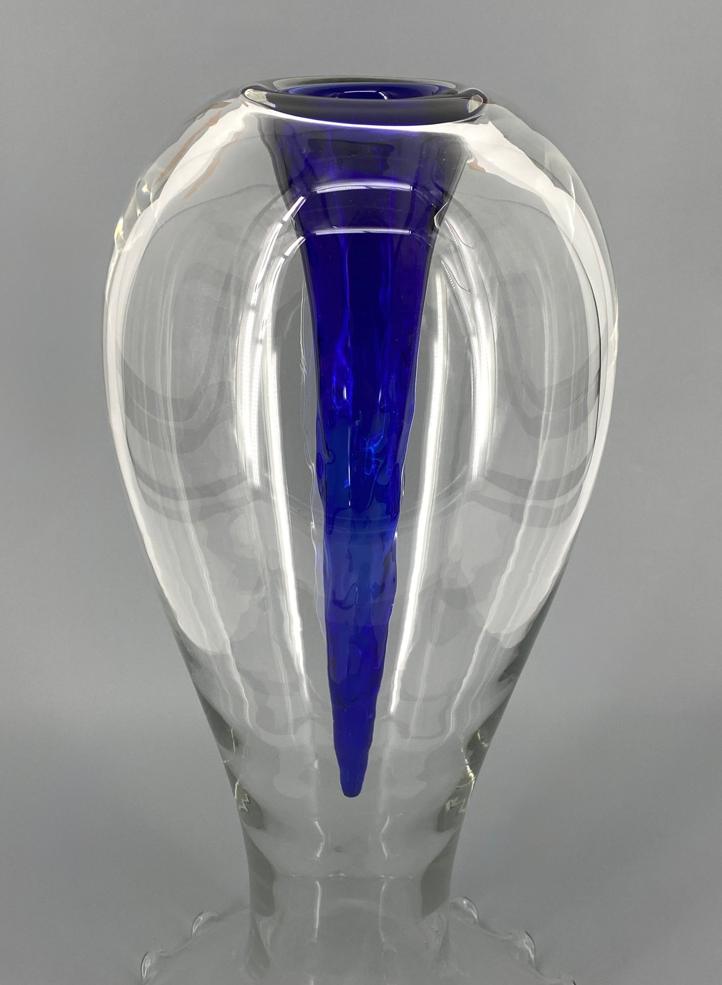 Glasvase / Kunstobjekt "Gabriel" von Philippe Starck für Driade aus der Reihe "Follies", 90er