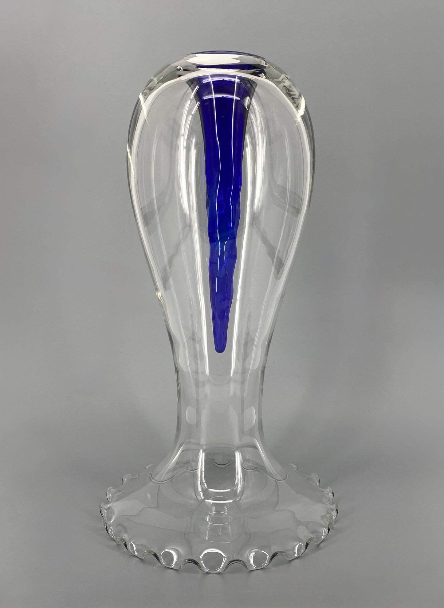 Glasvase / Kunstobjekt "Gabriel" von Philippe Starck für Driade aus der Reihe "Follies", 90er