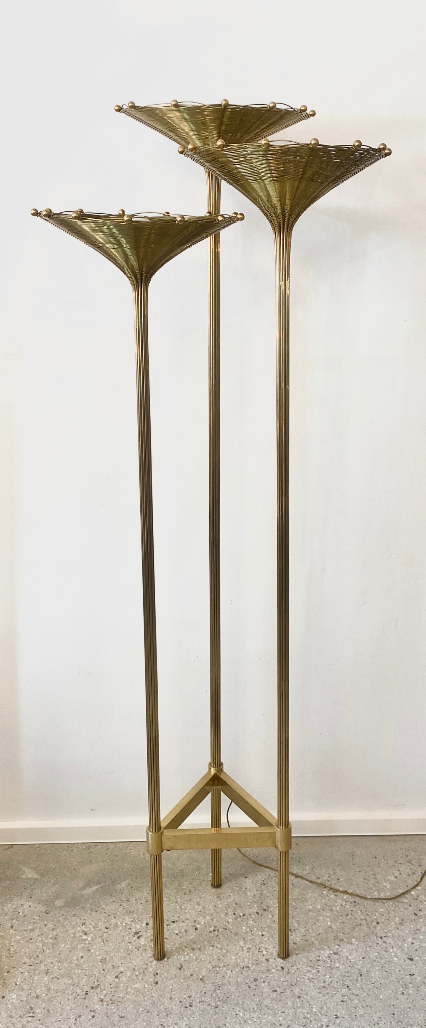 Italienische Stehlampe "Papyrus" von Nucci Valsecchi oder Marzio Cecchi für Studio Most / Cittone, 1970er