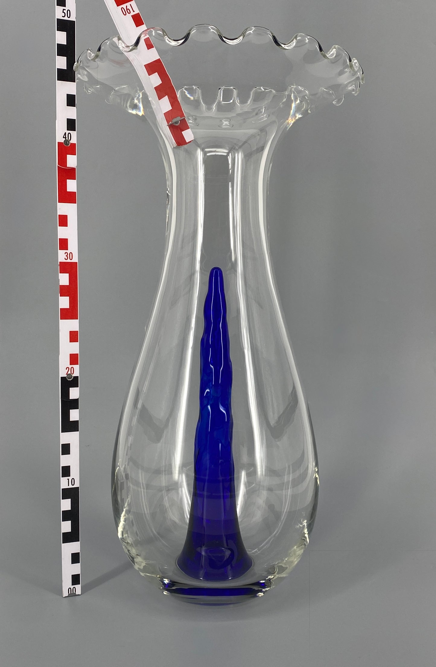 Glasvase / Kunstobjekt "Gabriel" von Philippe Starck für Driade aus der Reihe "Follies", 90er