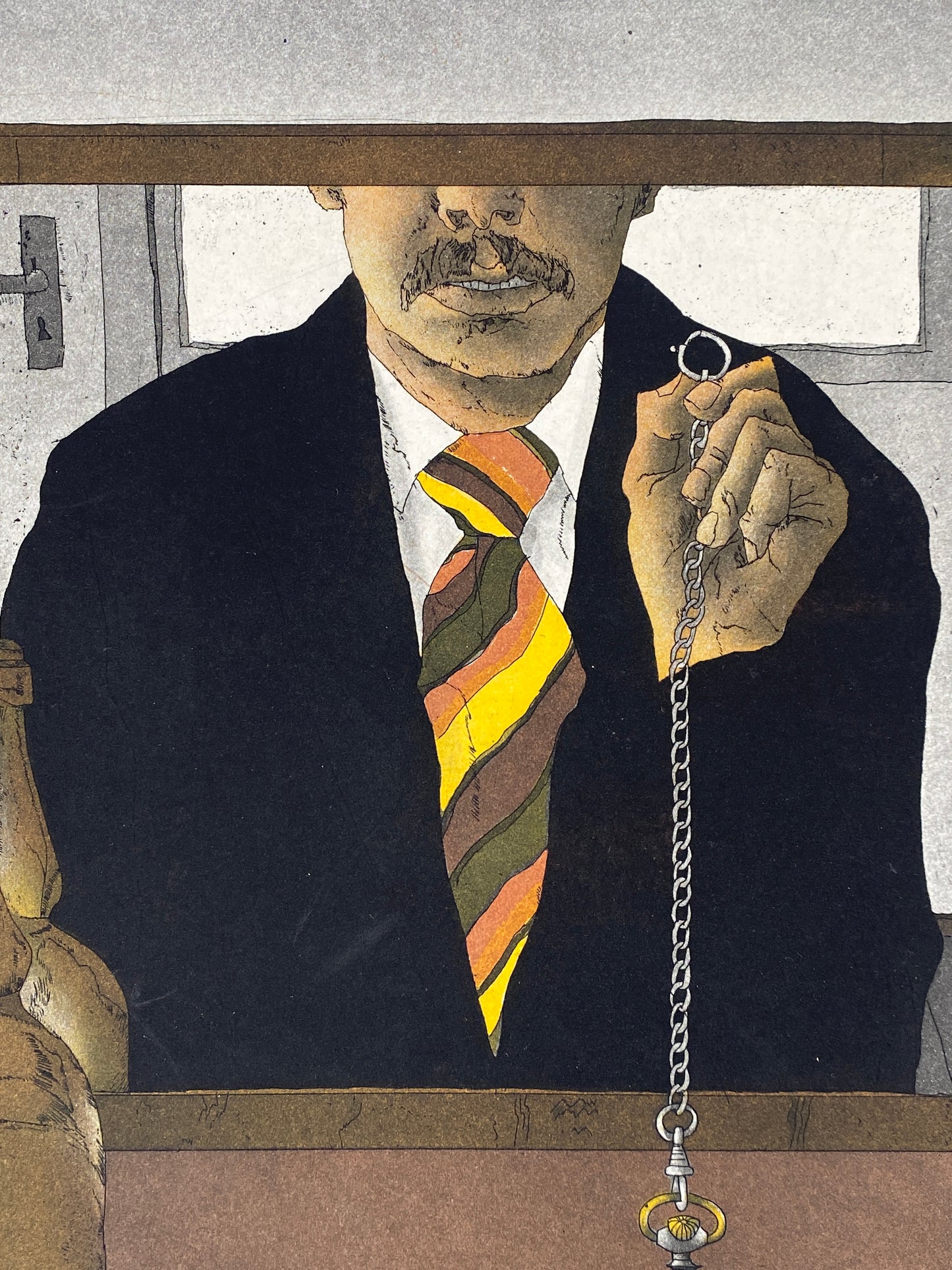 Nummerierter und handsignierter Farbradierung von Diether Kressel (1925–2015), 1970