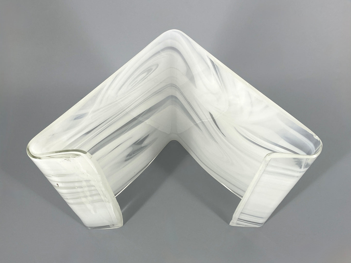 Postmoderne Wandlampe aus Muranoglas mit verchromten Details, Italien 80er