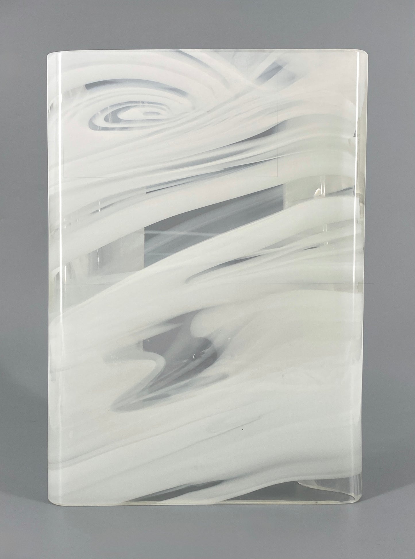 Postmoderne Wandlampe aus Muranoglas mit verchromten Details, Italien 80er