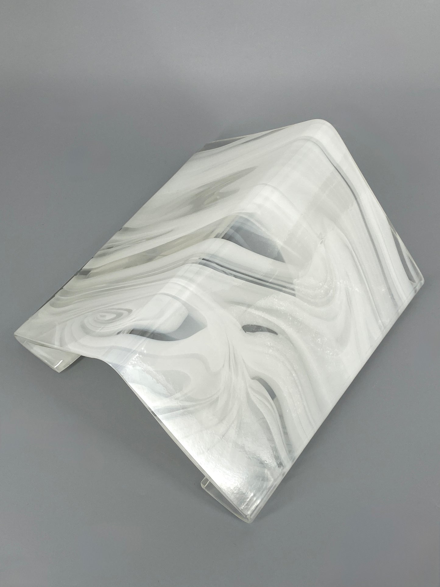 Postmoderne Wandlampe aus Muranoglas mit verchromten Details, Italien 80er