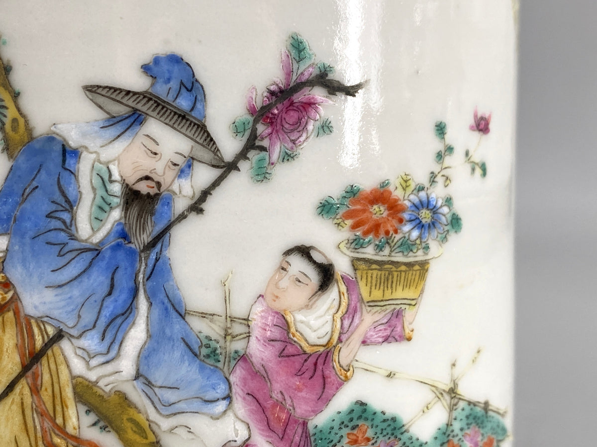 wunderschön handbemalte Teekanne, China, 19. Jhd.