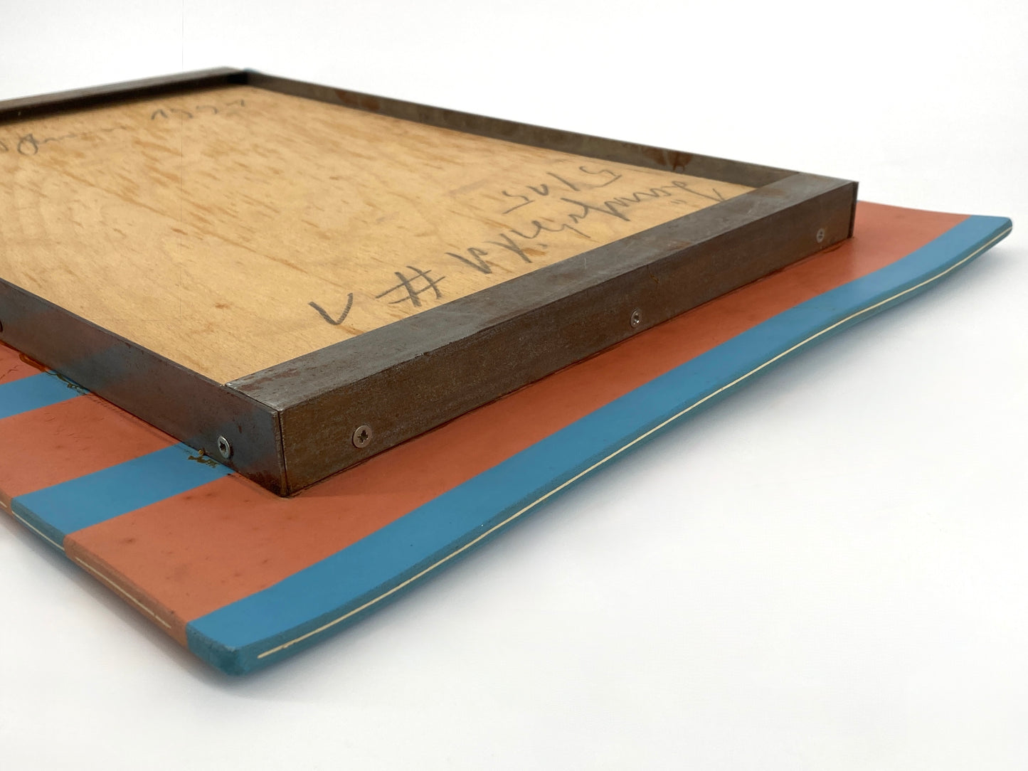 Signiertes und nummeriertes Kunstobjekt "Läuferbild 1" von Heiner Blum, Neo-Konzeptualismus 1991