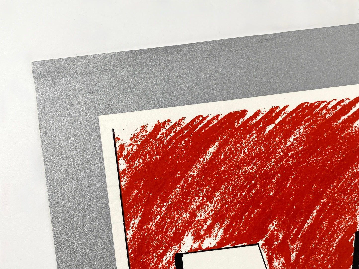 Handsignierter und nummerierter Farbsiebdruck "85/1" mit Widmung von Otto Herbert Hajek (1927–2005), 1985