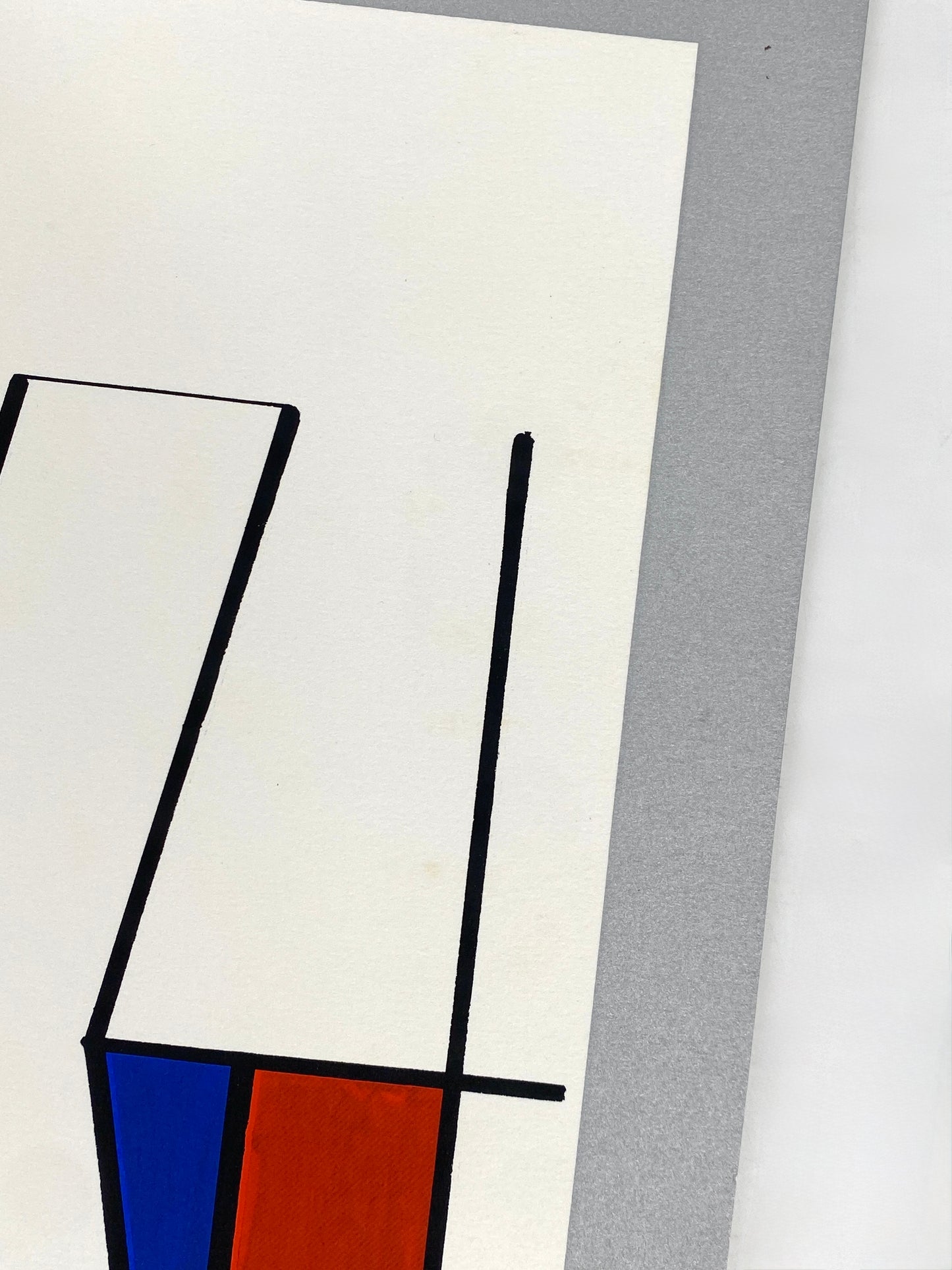 Handsignierter und nummerierter Farbsiebdruck "85/1" mit Widmung von Otto Herbert Hajek (1927–2005), 1985