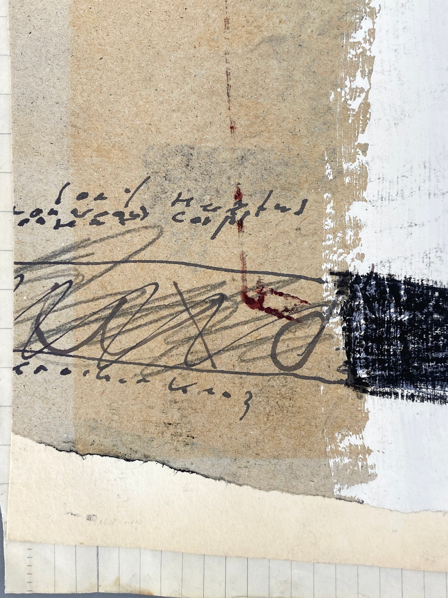 Reihe aus 4 Gemälden mit abstrakten, metaphysischen Motiven von Dieter Krüll (geb. 1949), 1972