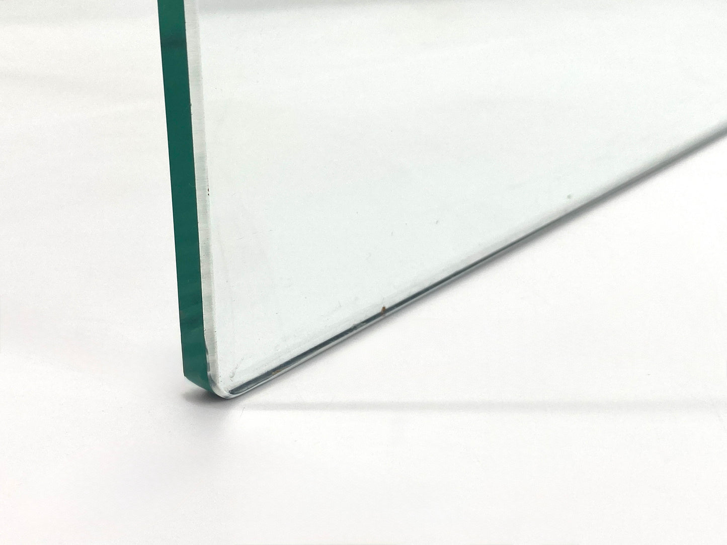Beistelltisch von Pierangelo Gallotti für Gallotti & Radice aus transparentem Glas, Italien 70er