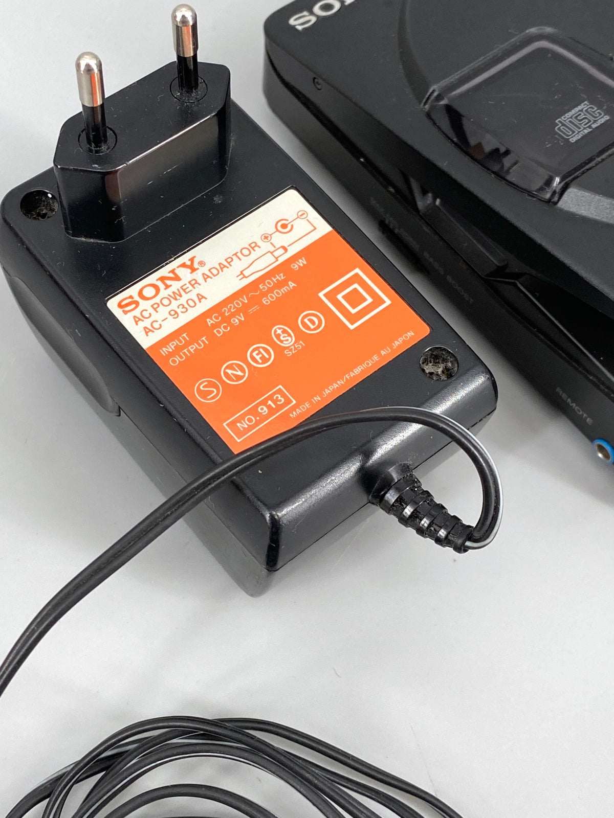 defekter Discman D-99 von Sony, 90er