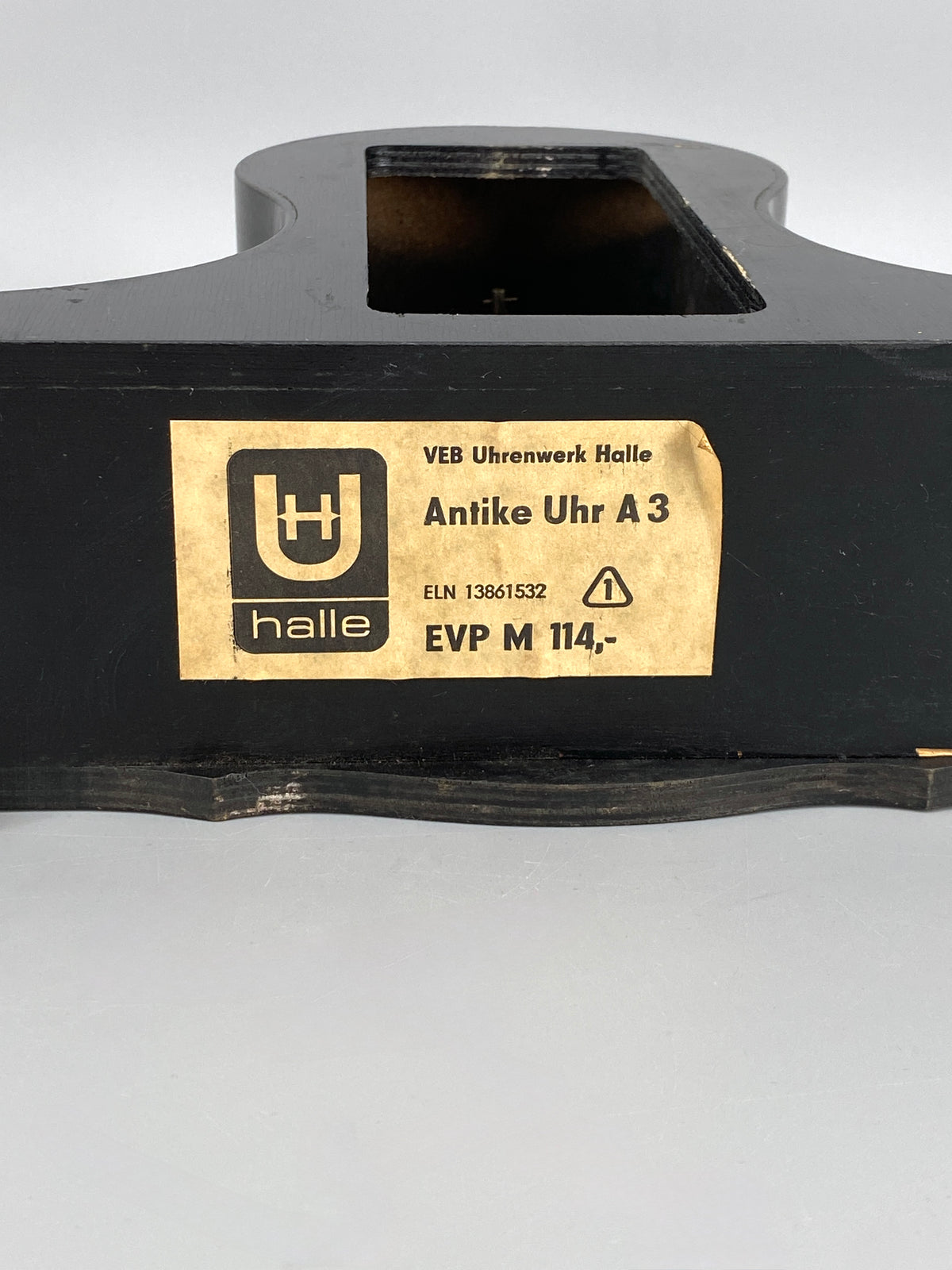 DDR Tischuhr / Kaminuhr von VEB Uhrenwerk Halle