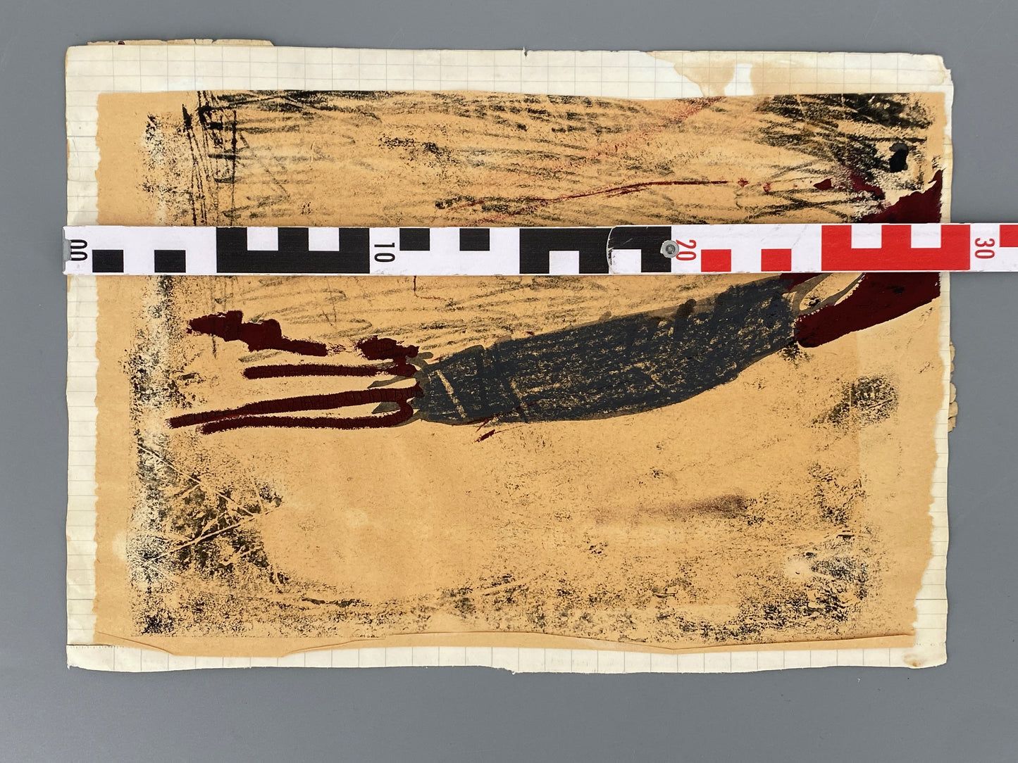 Reihe aus 4 Gemälden mit abstrakten, metaphysischen Motiven von Dieter Krüll (geb. 1949), 1972