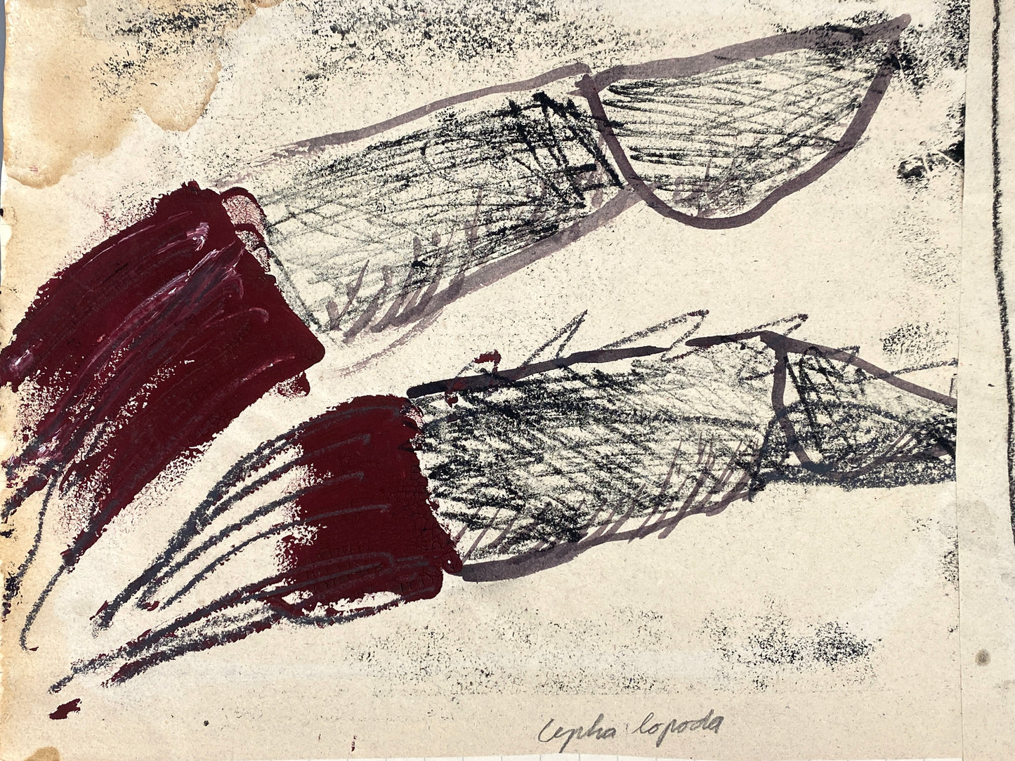 Reihe aus 4 Gemälden mit abstrakten, metaphysischen Motiven von Dieter Krüll (geb. 1949), 1972