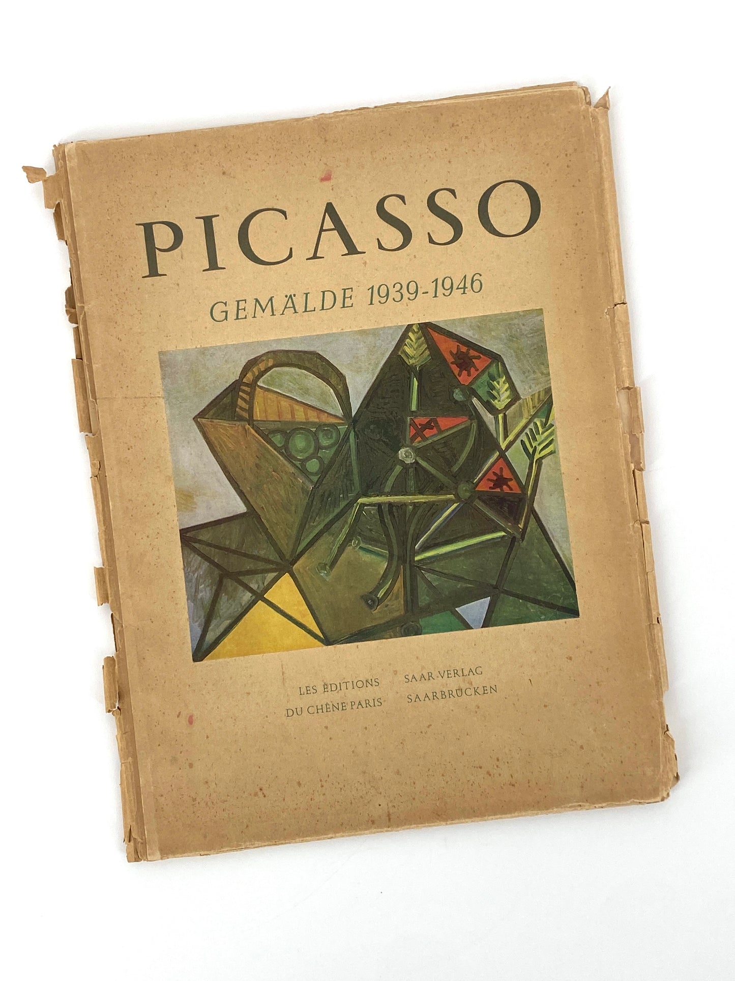 Mappe "Picasso. Gemälde 1939–1946" mit 15 losen Tafeln aus dem Jahr 1947, Ausgabe für die Besatzungszonen