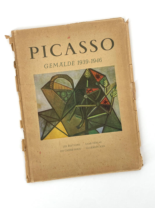 Mappe "Picasso. Gemälde 1939–1946" mit 15 losen Tafeln aus dem Jahr 1947, Ausgabe für die Besatzungszonen