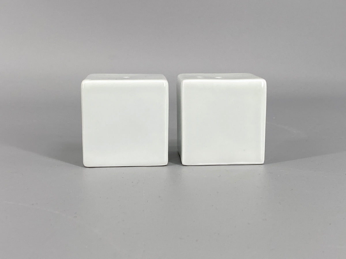 quadratische Schalen und Streuer Set von Spin Ceramics aus Jingdezhen