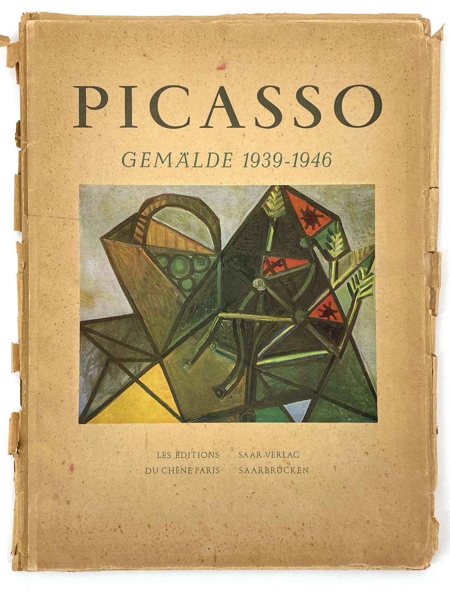 Mappe "Picasso. Gemälde 1939–1946" mit 15 losen Tafeln aus dem Jahr 1947, Ausgabe für die Besatzungszonen