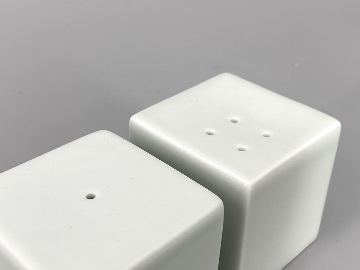 quadratische Schalen und Streuer Set von Spin Ceramics aus Jingdezhen