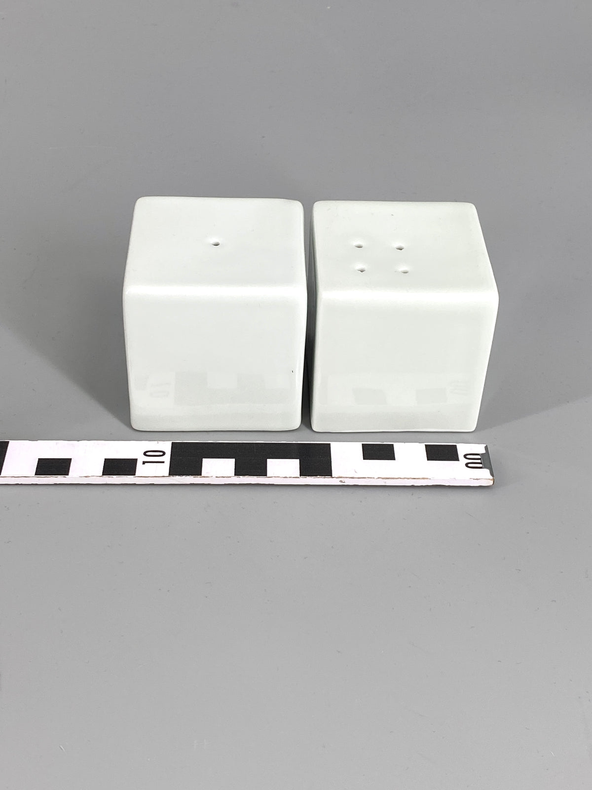 quadratische Schalen und Streuer Set von Spin Ceramics aus Jingdezhen