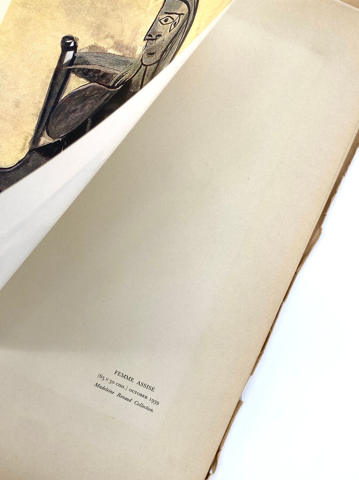Mappe "Picasso. Gemälde 1939–1946" mit 15 losen Tafeln aus dem Jahr 1947, Ausgabe für die Besatzungszonen