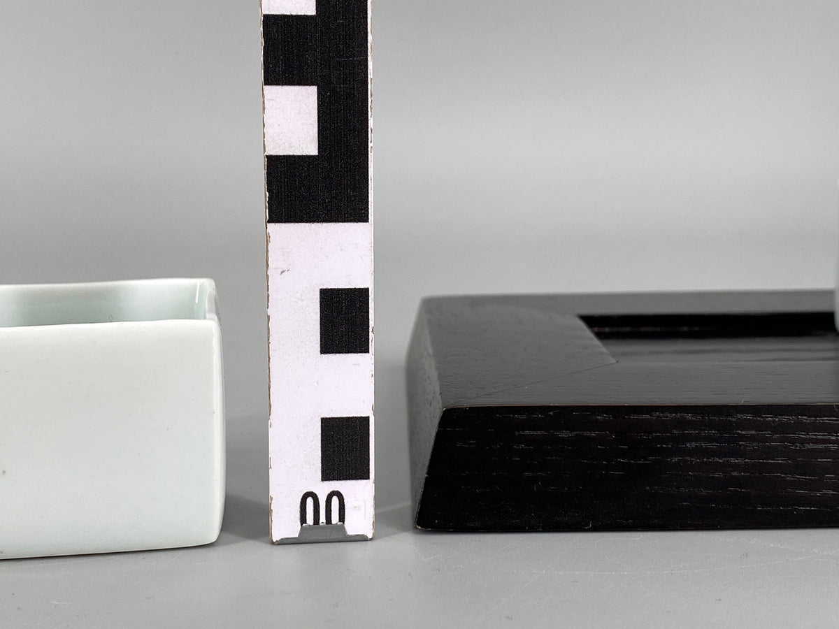 quadratische Schalen und Streuer Set von Spin Ceramics aus Jingdezhen