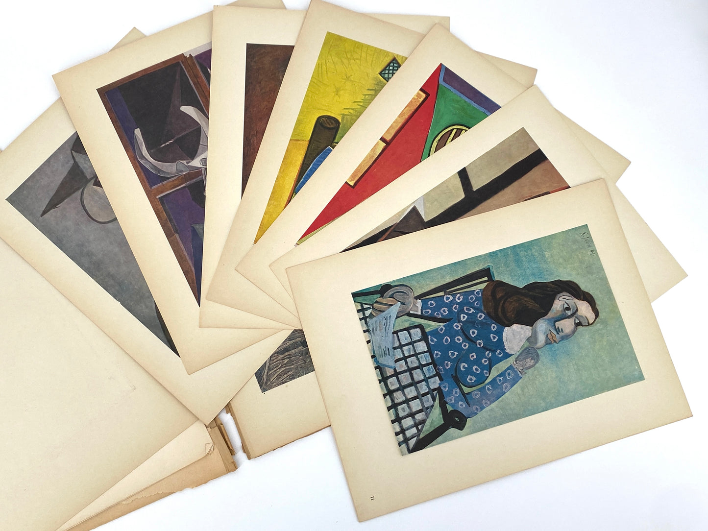 Mappe "Picasso. Gemälde 1939–1946" mit 15 losen Tafeln aus dem Jahr 1947, Ausgabe für die Besatzungszonen