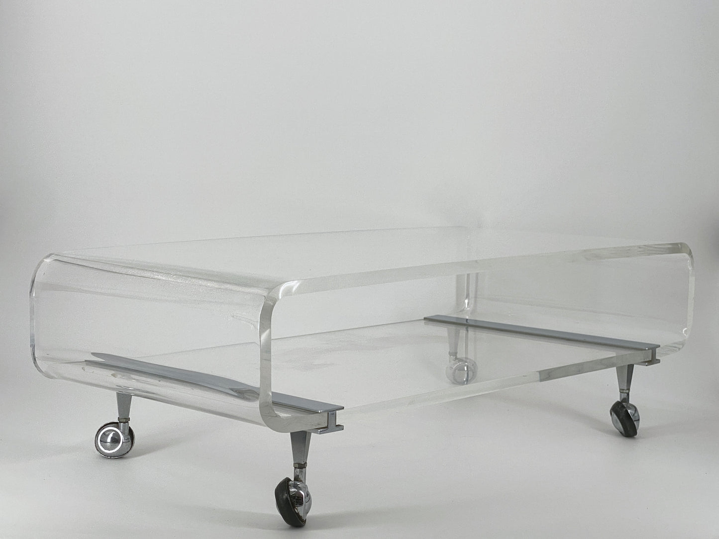Space Age Couchtisch aus Acrylglas, 1970er Jahre