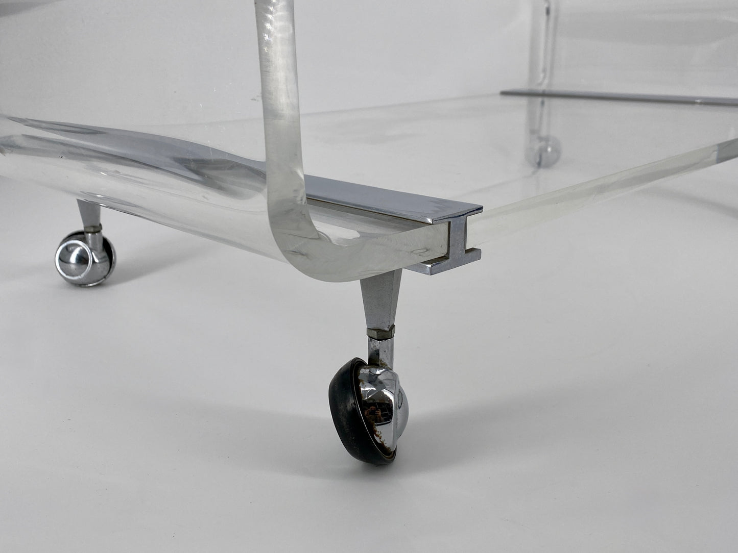 Space Age Couchtisch aus Acrylglas, 1970er Jahre