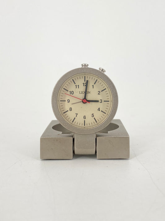 Reiseuhr mit Weckfunktion Modell "Mono" von Hervé Houplain für Lexon